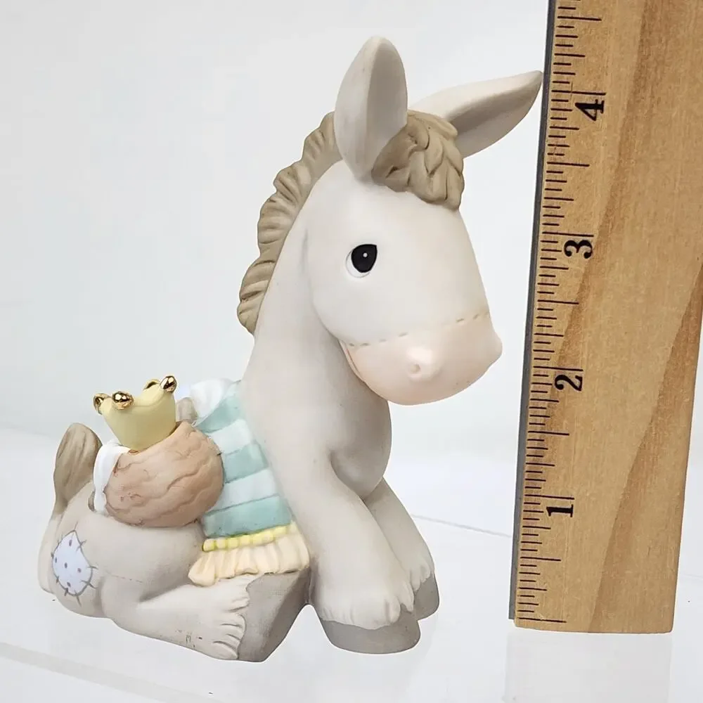 Precious Moments Replacement Donkey Crown Him King of Kings Nativity Gold 2004